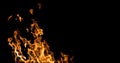 Flame background possible writings Royalty Free Stock Photo