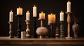 flame candle holders