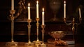 flame candlestick candle