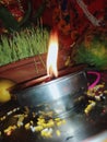 The flame of the diya or lamp defines us that light will ultimately triumph over darkness
