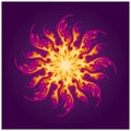 Flame fantasia abstract ornamental