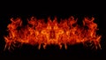 Flame Flame Texture For Strange Shape Fire . Royalty Free Stock Photo