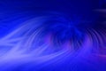 Flame fractal dark background blue. curve Royalty Free Stock Photo