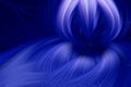 Flame fractal dark background blue. storm Royalty Free Stock Photo