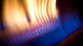 Flame of a gas torch Royalty Free Stock Photo