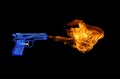 Flame Gun Royalty Free Stock Photo
