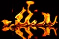 Flame Heating Royalty Free Stock Photo