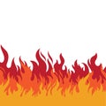 flame icon fire vector design Royalty Free Stock Photo