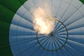 Flame inside a balloon Royalty Free Stock Photo