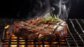 Flame-Kissed Flavor. The Art of Grilling Beef Steaks. Generative AI