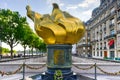 The Flame of Liberty in Paris, France