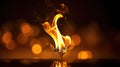 flame match fire Royalty Free Stock Photo