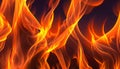 Flame motion on abstract background. Red fire texture, orange burn light Royalty Free Stock Photo