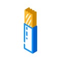 flame retardant low smoke halogen cable isometric icon vector illustration