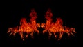 Flame Flame Texture For Strange Shape Fire. Royalty Free Stock Photo