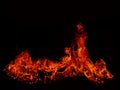 Flame Flame Texture For Strange Shape Fire . Royalty Free Stock Photo