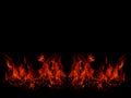 Flame Flame Texture For Strange Shape Fire. Royalty Free Stock Photo