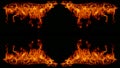 Flame Flame Texture For Strange Shape Fire Background Royalty Free Stock Photo