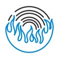 Flame Vinyl Icon