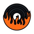 Flame Vinyl Icon