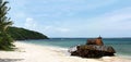 Flamenco Beach Army Tank Royalty Free Stock Photo