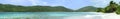 Flamenco Beach Culebra Panoramic Royalty Free Stock Photo