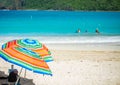 Flamenco Beach seaside shore Culebra Puerto Rico Royalty Free Stock Photo