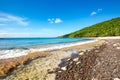 Flamenco Beach seaside shore Culebra Puerto Rico Royalty Free Stock Photo