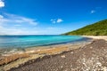 Flamenco Beach seaside shore Culebra Puerto Rico Royalty Free Stock Photo