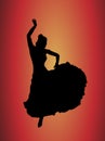 Flamenco Dancer 1 Royalty Free Stock Photo