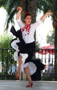 Flamenco dancer, Mijas. Royalty Free Stock Photo