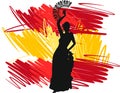 Flamenco dancer Royalty Free Stock Photo