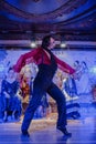 Flamenco dancer performance Royalty Free Stock Photo