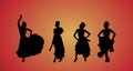 Flamenco Dancers Royalty Free Stock Photo