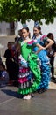 Flamenco dancers performance