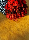 Flamenco dresses, Seville Fair, Andalusia, Spain Royalty Free Stock Photo