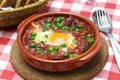 Flamenco eggs, huevos a la flamenca Royalty Free Stock Photo