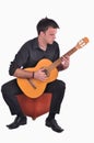 Flamenco guitar player