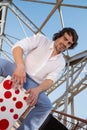 Flamenco percussionist Royalty Free Stock Photo