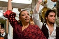 Flamenco performance at Sacromonte cave Royalty Free Stock Photo