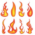 Flames Royalty Free Stock Photo