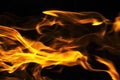 Flames - blurred background
