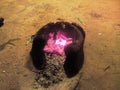 Flames in Desi Chulha
