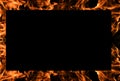 Flames of Fire Background Frame