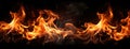 Orange fire red energy background hot dangerous flammable heat flames burn black