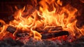 flames red fire background Royalty Free Stock Photo