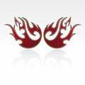 Flames tribal / tatoo Royalty Free Stock Photo