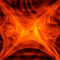 Flaming Background Fractal Royalty Free Stock Photo
