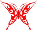 Flaming Butterfly Tribal (Vector) 5