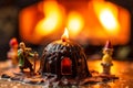 Flaming Christmas Pudding and Holiday Spirit